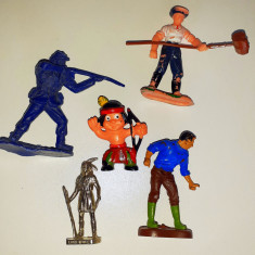 5 Figurine Britains singapore ferma indian soldat 1:32 kinder surprise SET21 T4