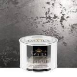 Vopsea decorativă YaYa Color Perla Luxury, negru, 0.5L, finisaj sidefat perlat, acoperire 5 m2, 1 strat