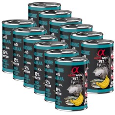 Alpha Spirit Dog Wet - Sardine &amp;amp;amp; Banana 12 x 400 g foto