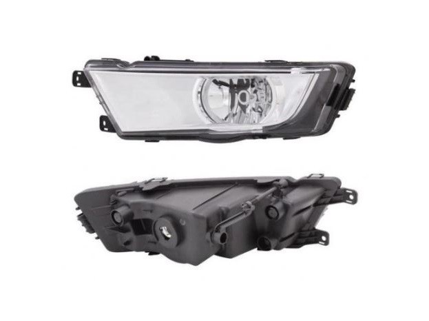 Proiector ceata SKODA OCTAVIA III (5E), 01.2013-05.2017, partea stanga, tip bec H8; argintiu; cu lumina viraje