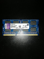 Memorie ram laptop Sodimm Kingston 4Gb DDR3 1333Mhz PC3-10600, 1.5V,KTD-L3B/4g foto