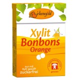 Drajeuri cu xylitol si portocale, 30g, Birkengold