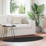 vidaXL Covoare de zonă HUARTE Negru 80 x 150 cm Poliester 4103698