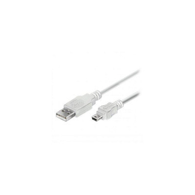 Cablu USB tata la mini USB 1,5 ml. alb TED500932 foto