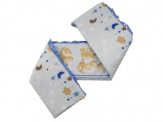 Aparatoare Laterala MyKids Teddy Hug Blue 140x70 foto