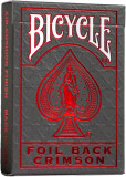 Carti de joc - Metalluxe - Foil Back Crimson | Bicycle