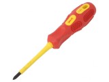 Șurubelniță Izolată Phillips PH1 BM GROUP, 80mm, VDE, Profesională