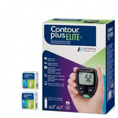 2 x Teste glicemie Contour Plus, 50 bucati + Glucometru Contour Plus Elite, 1 bucata