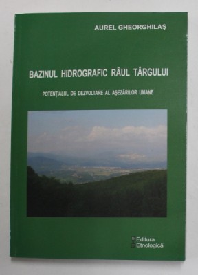 BAZINUL HIDROGRAFIC RAUL TARGULUI , POTENTIALUL DE DEZVOLTARE AL MASEZARILOR UMANE de AUREL GHEORGHILAS , 2006 *CONTINE CD foto