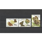 SAO TOME 1991 FAUNA INSECTE FLUTURI