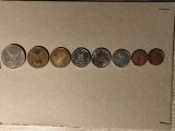 Lot monede Romania anii 90 - 1, 5, 10, 20, 50, 100 lei
