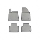 Covorașe auto tip tăviță Aristar pentru Volkswagen Touareg III Facelift (2024-prezent) &ndash; Set 4 bucăți, margini &icirc;nalte, TPE, Negru