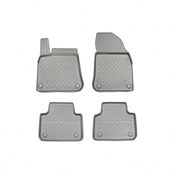 Covorașe auto tip tăviță Aristar pentru Volkswagen Touareg III Facelift (2024-prezent) &amp;ndash; Set 4 bucăți, margini &amp;icirc;nalte, TPE, Negru foto