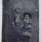 Tintype (ferotip) doi copii &ndash; c. 1880 Victorian &ndash; 6,2&times;9,4 cm &ndash; studio