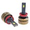 Set 2 leduri H8, H9, H11 H100 Canbus pentru far auto, putere 100W, luminozitate 15.000 Lm, 12V 6000k