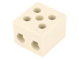 Regletă de Conexiuni cu Șurub 16mm2 450V 2 Piste
