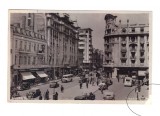 CP Bucuresti - Calea Victoriei, circulata 1938, animata, auto, stare buna, Fotografie