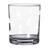 Cumpara ieftin Set 6 pahare Craciun sticla 7x9 cm, 230 ml