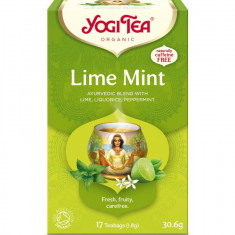 Ceai bio Lamaie si Menta, 17 pliculete x 1.8g (30.6g) Yogi Tea