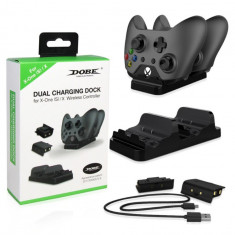 Suport de incarcare Duo cu 2 baterii pentru XBOX One One X si One S