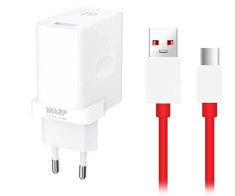 Incarcator Retea OnePlus WARP Charge 30W Cablu USB-C 1M pentru OnePlus 8 7T Nord foto