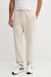 New Balance pantaloni de trening culoarea bej, uni, MP41503TWF