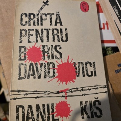 Cripta pentru Boris Davidovici &amp;ndash; Danilo Kis foto