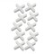 Set distantiere tip cruce pentru gresie si faianta, 4 mm, 100 elemente, Geko G00444-4