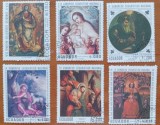ECUADOR-''PICTURI-celebre''-serie completa 6val.-stampilate -Vezi-Scan