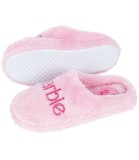 Papuci de casă din pluș cu broderie BARBIE 36-41 (set 6 buc.)