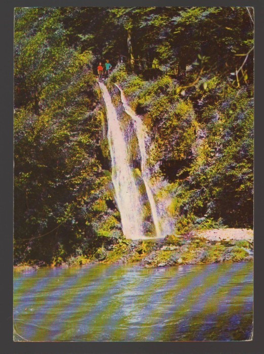 CPIB 23688 CARTE POSTALA - VADU CRISULUI. CASCADA &quot;PESTERA&quot;, CIRCULATA, 1978, STAMPILE, TIMBRU
