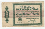 Bancnote rare Germania - 1 milion Marci 1923