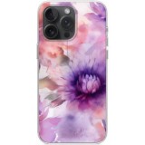 Husa personalizata pentru apple iphone 14 pro, magsafe atasare magnetica, antisoc, model floral 22