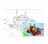 Cumpara ieftin Carton panzat cu desen - Cartoons 30 | Rosa