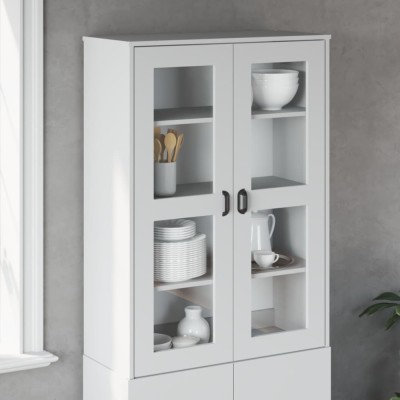 vidaXL Dulap superior &amp;bdquo;VIKEN&amp;rdquo;, alb, lemn prelucrat foto