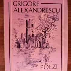 myh 32s - Grigore Alexandrescu - Poezii - ed 1987
