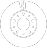 TRW DF6918S Disc frana