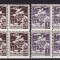 1930 VULTUR CU STEAG SI STEME SUPRATIPAR 8 IUNIE 1930 FARA FILIGRAN BLOCURI MNH