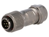 Mufă ST12 tată PIN 7 IP67 5A lipire pe cablu 125V WEIPU