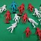 Figurine 15 Astronauti 7 tip 54 mm MPC Costume Vintage Mercury C11 Cosmonaut