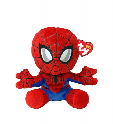PLUS TY 15CM BEANIE BABIES SOFT MARVEL SPIDERMAN SuperHeroes ToysZone foto