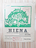 Revista Hiena nr.4/1919, revista de polemica politico-literara