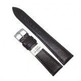 Curea de ceas Morellato - Neagra - Piele de Soparla - 18mm / 20mm -