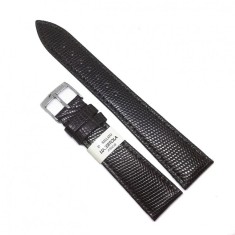 Curea de ceas Morellato - Neagra - Piele de Soparla - 18mm / 20mm -