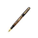 Cumpara ieftin Stilou classic Pelikan M200 M brown-marbled cu rezervor 808859