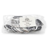 Set de 8 unități: Fișe cu suport adeziv &icirc;nlocuibil pentru discuri de pedichiură, 20 mm, #120, 50 buc.