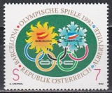 Austria 1992 - Jocurile Olimpice de iarnă - Albertville, MNH, Nestampilat