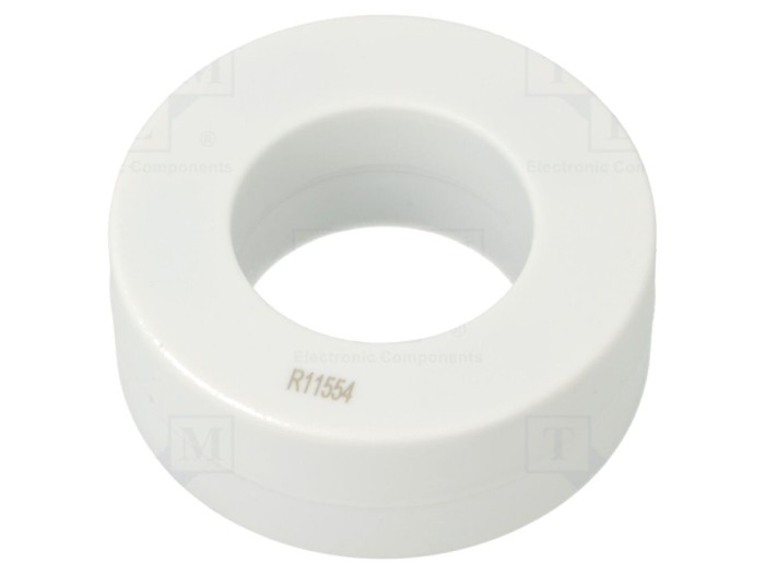 Ferită toroidală feromagnetică &Oslash;ext 61mm