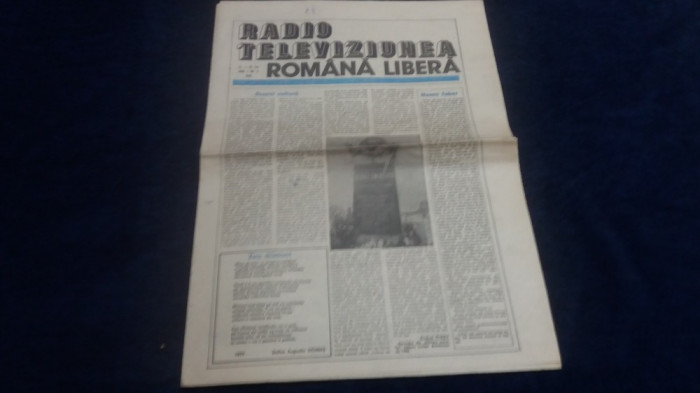 ZIARUL RADIO TELEVIZIUNEA ROMANA LIBERA NR 3 1990