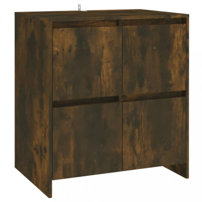 813011 Sideboard Smoked Oak 70x41x75 cm Chipboard foto